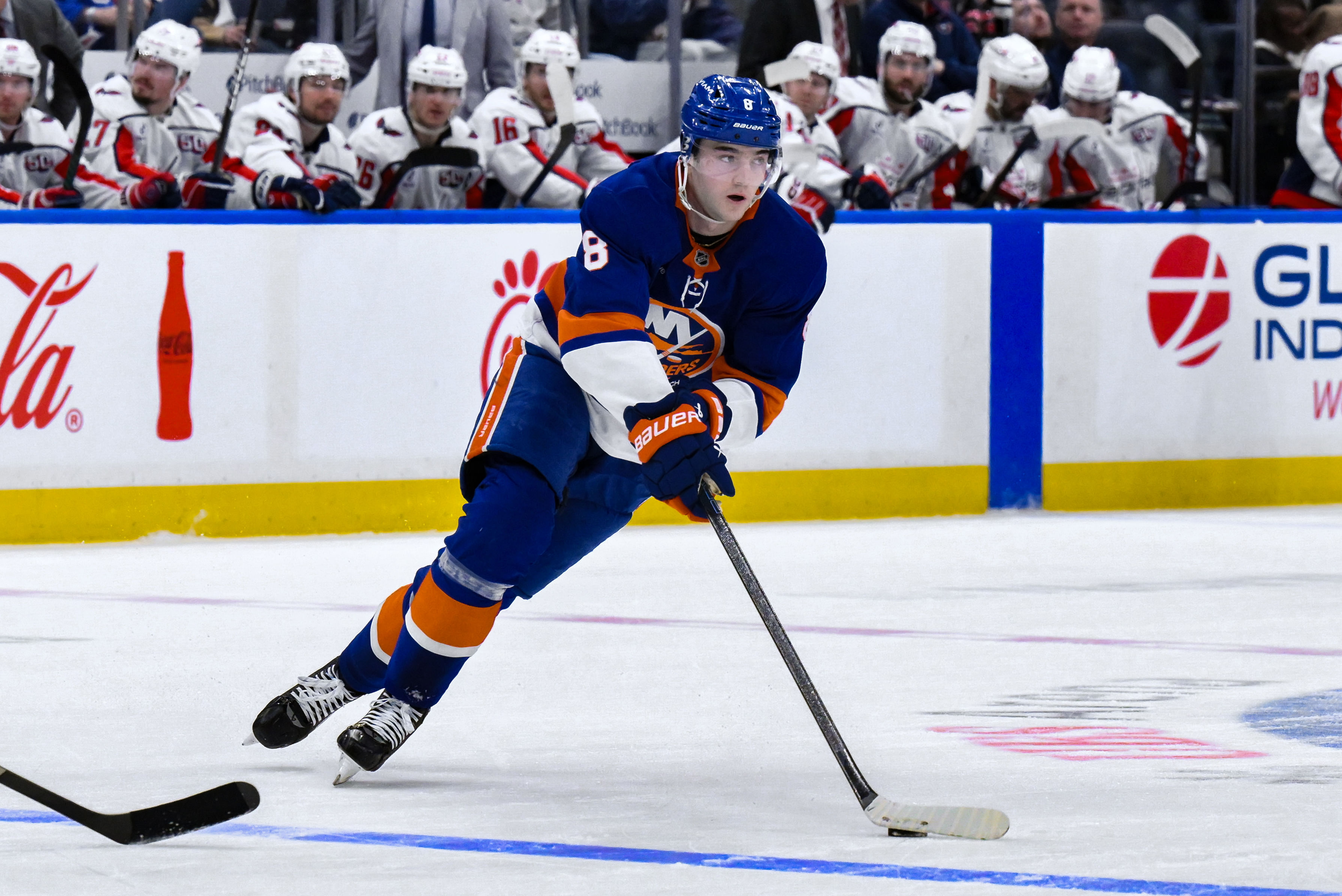 Noah Dobson has been traded (Imagn)